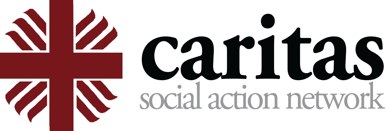Caritas Social Action Network Logo and Home link