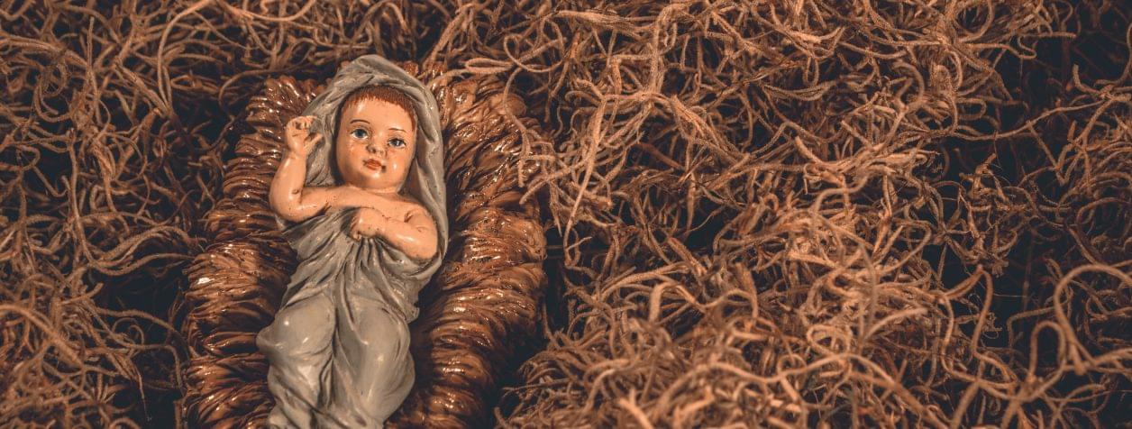 Baby Jesus in the hay